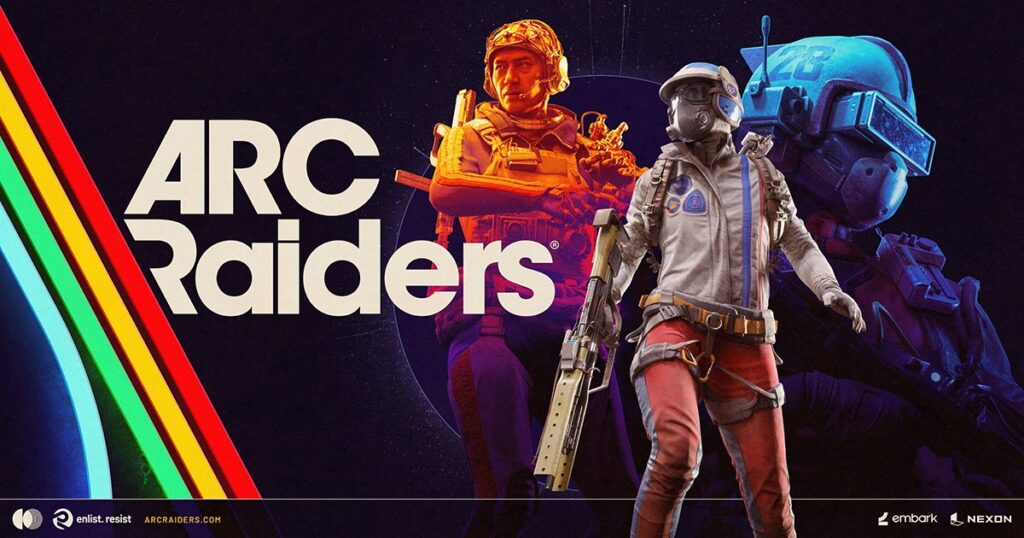 Arc Raiders official key art showing raiders with the game logo
