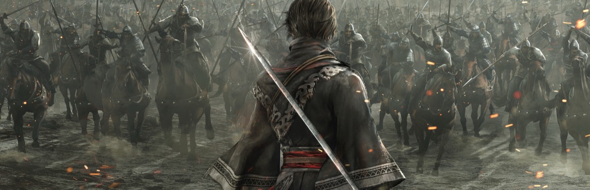 Dynasty Warriors Origins combat featuring warriors on the battlefield