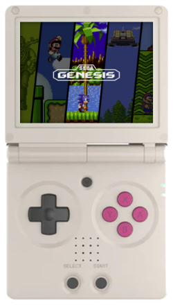 Anbernic RG35XX SP clamshell handheld