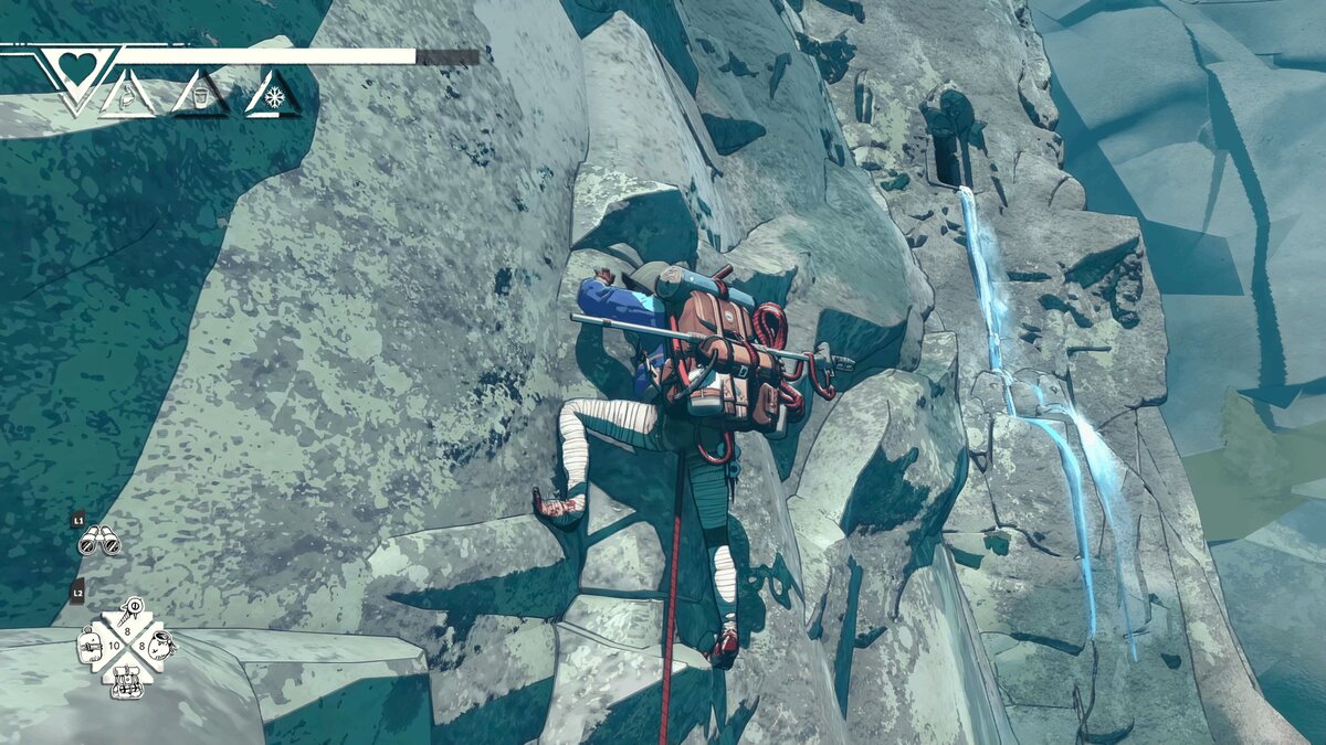 Cairn bivouac camp where players can cook and rest