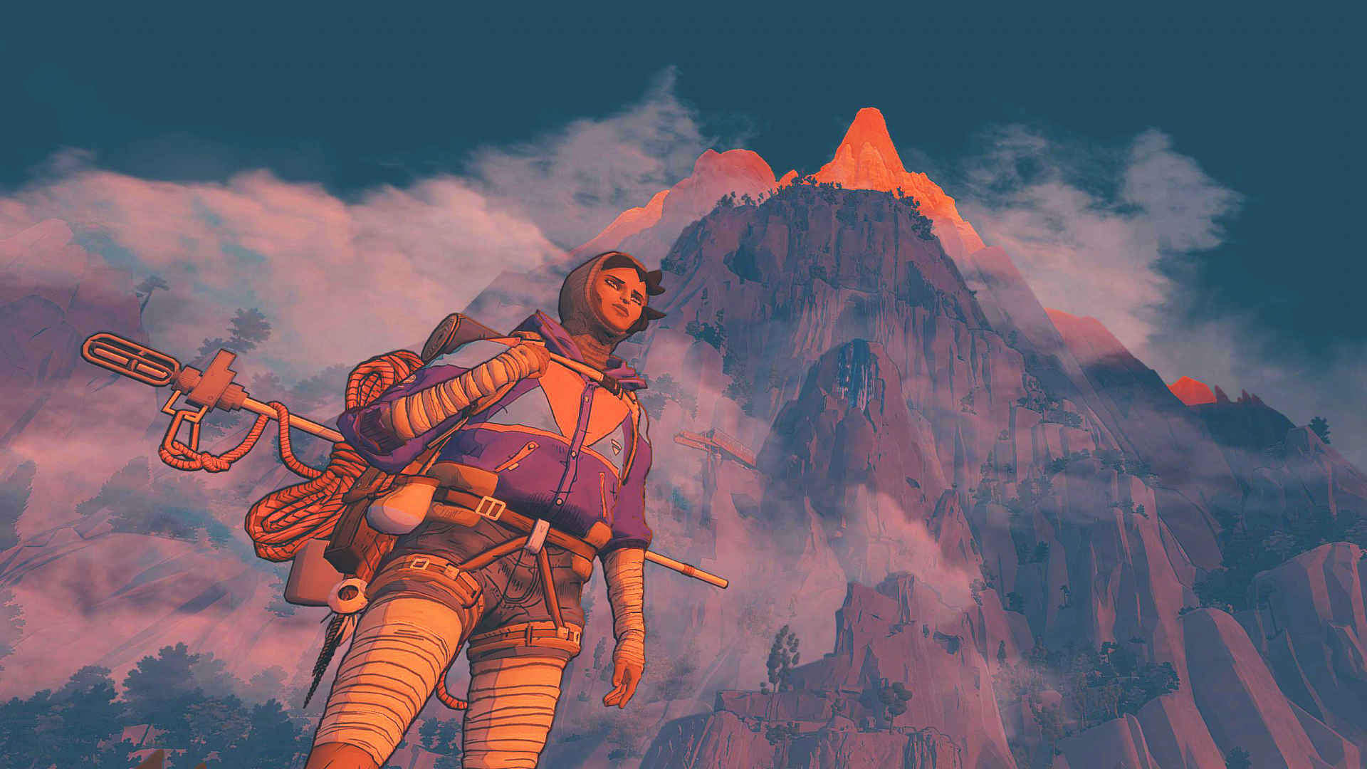 Cairn gameplay showing cooking and survival mechanics