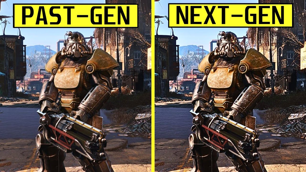 Fallout 4 next-gen update visual comparison