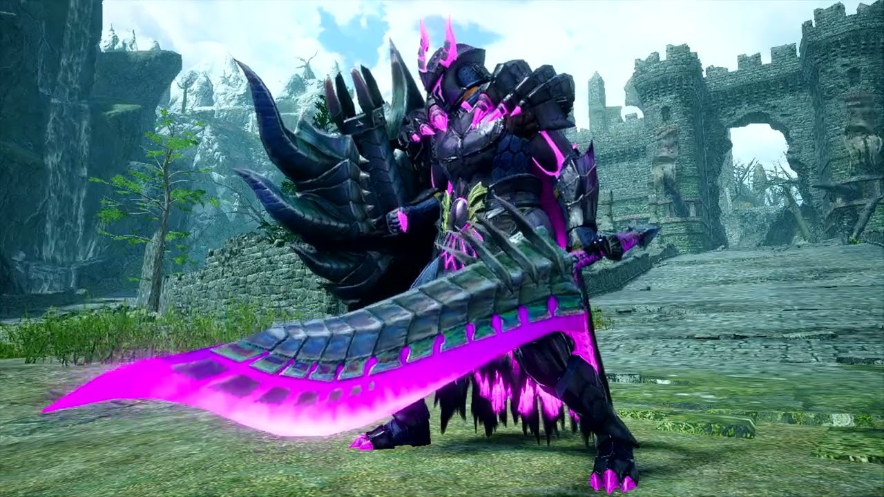 Gore Magala Beta armor set in Monster Hunter Wilds