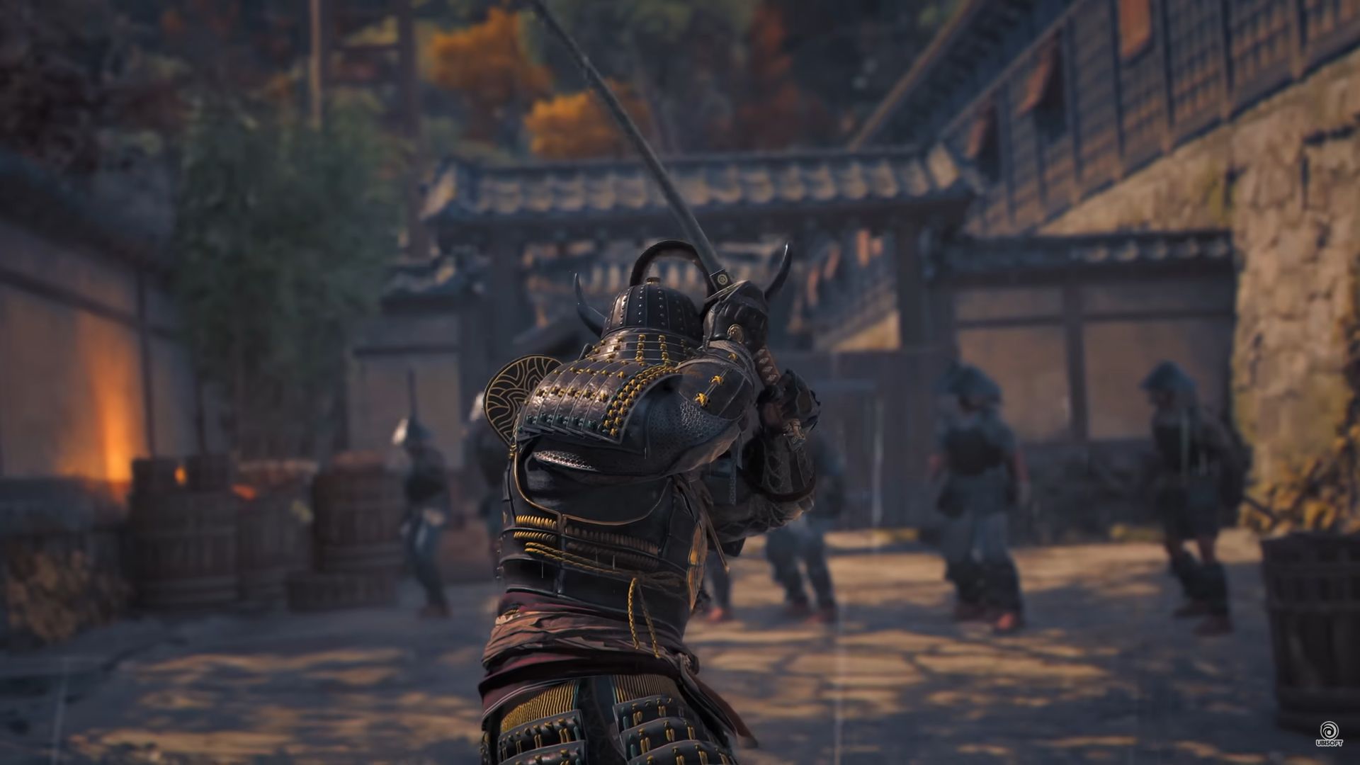 Yasuke in combat in Assassin's Creed Shadows