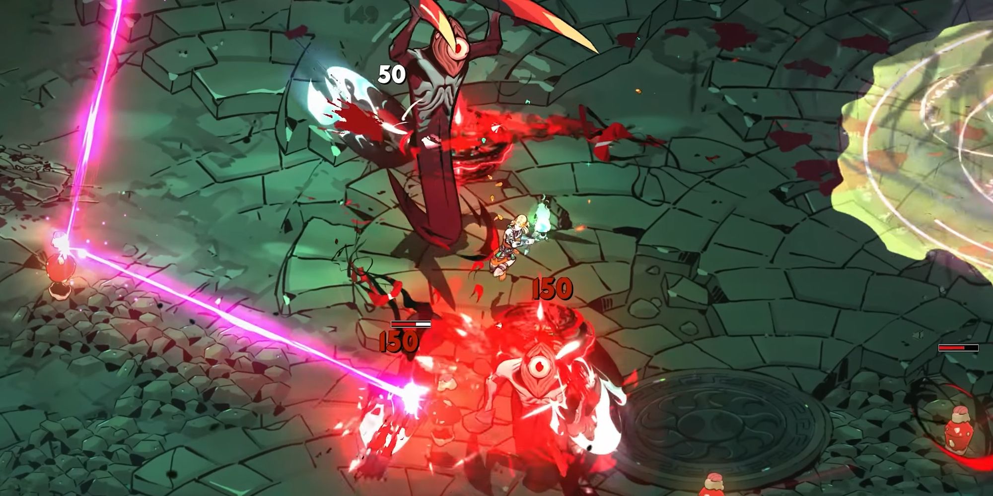 Melinoë in combat in Hades 2