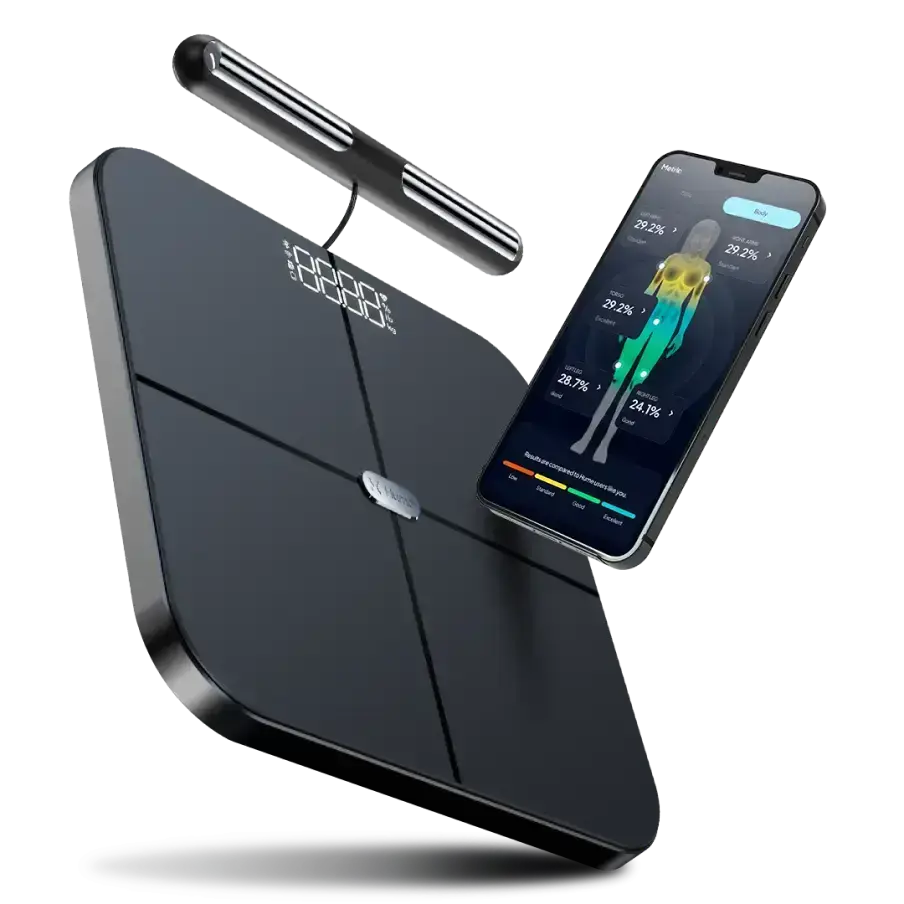 Hume Health Body Pod smart scale with segmental handle