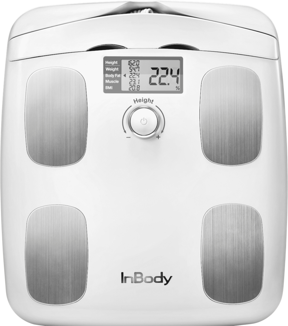 InBody H20 body composition scale with thumb electrodes