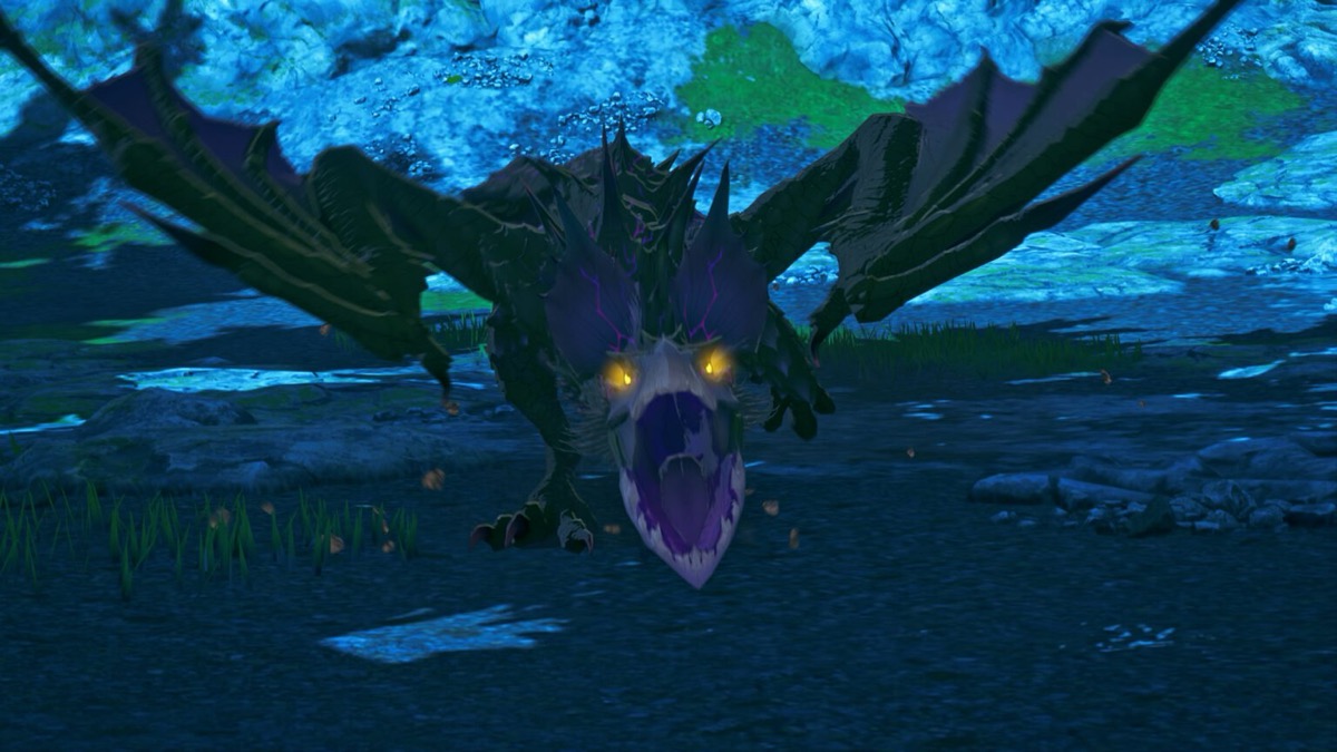 Monster Hunter Stories 3 endangered species monstie in habitat
