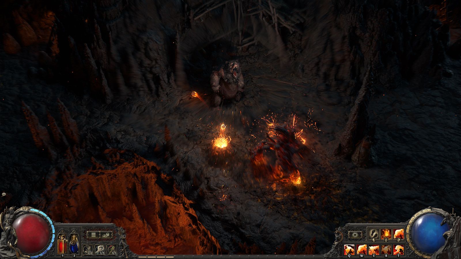 Path of Exile 2 Druid shapeshifter, the class behind the Wolf companion minion build