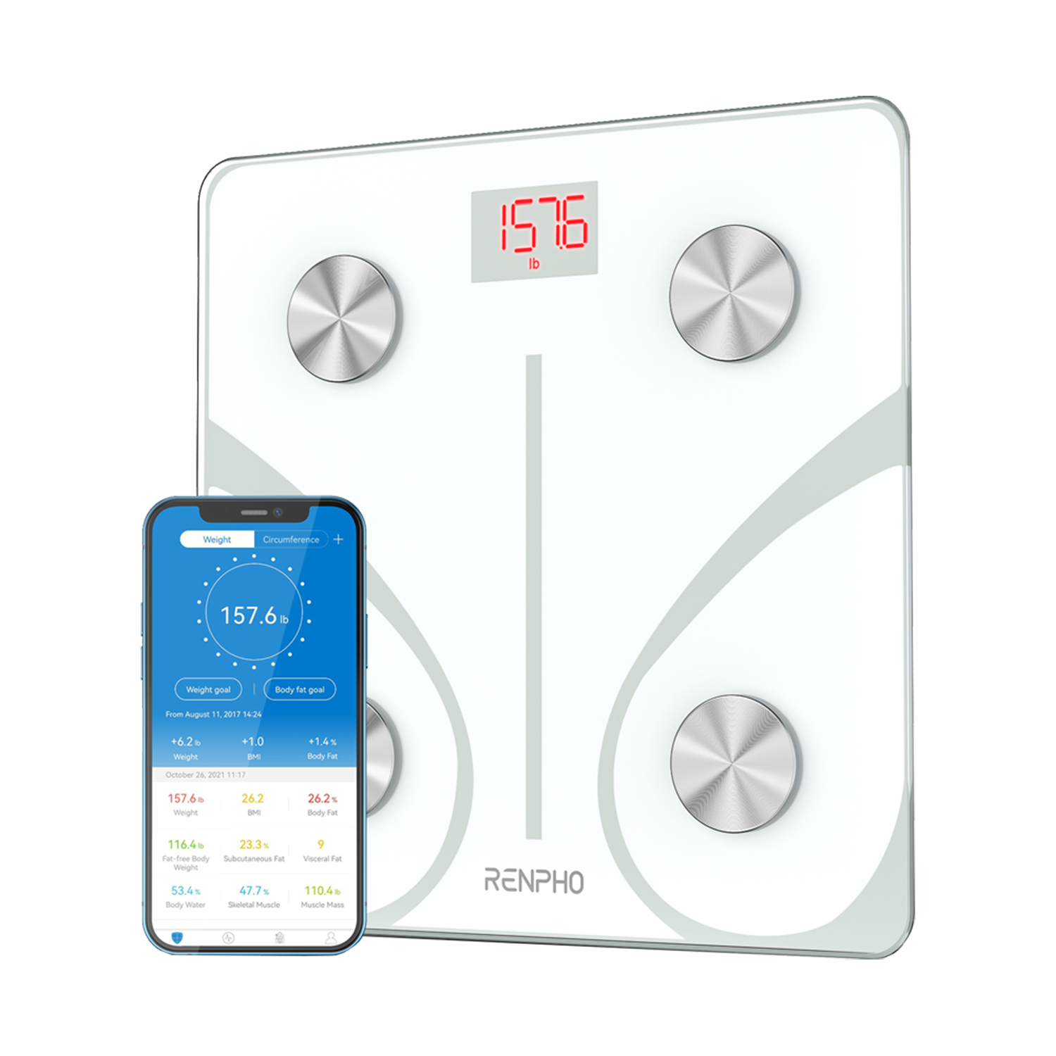 Renpho Elis 1 body composition scale with app