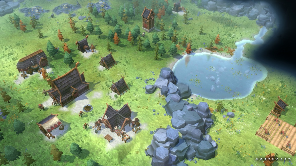 Northgard Viking settlement strategy gameplay