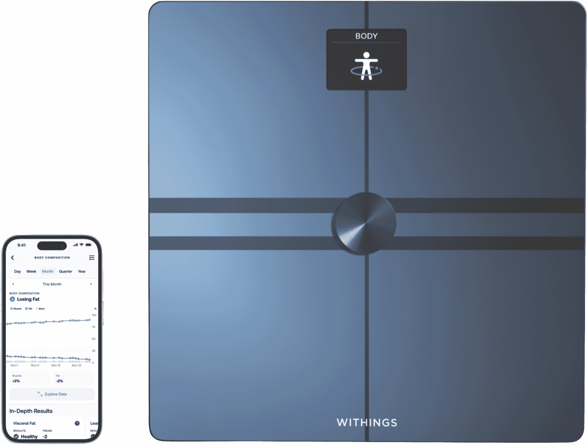 Withings Body Comp scale with body composition app