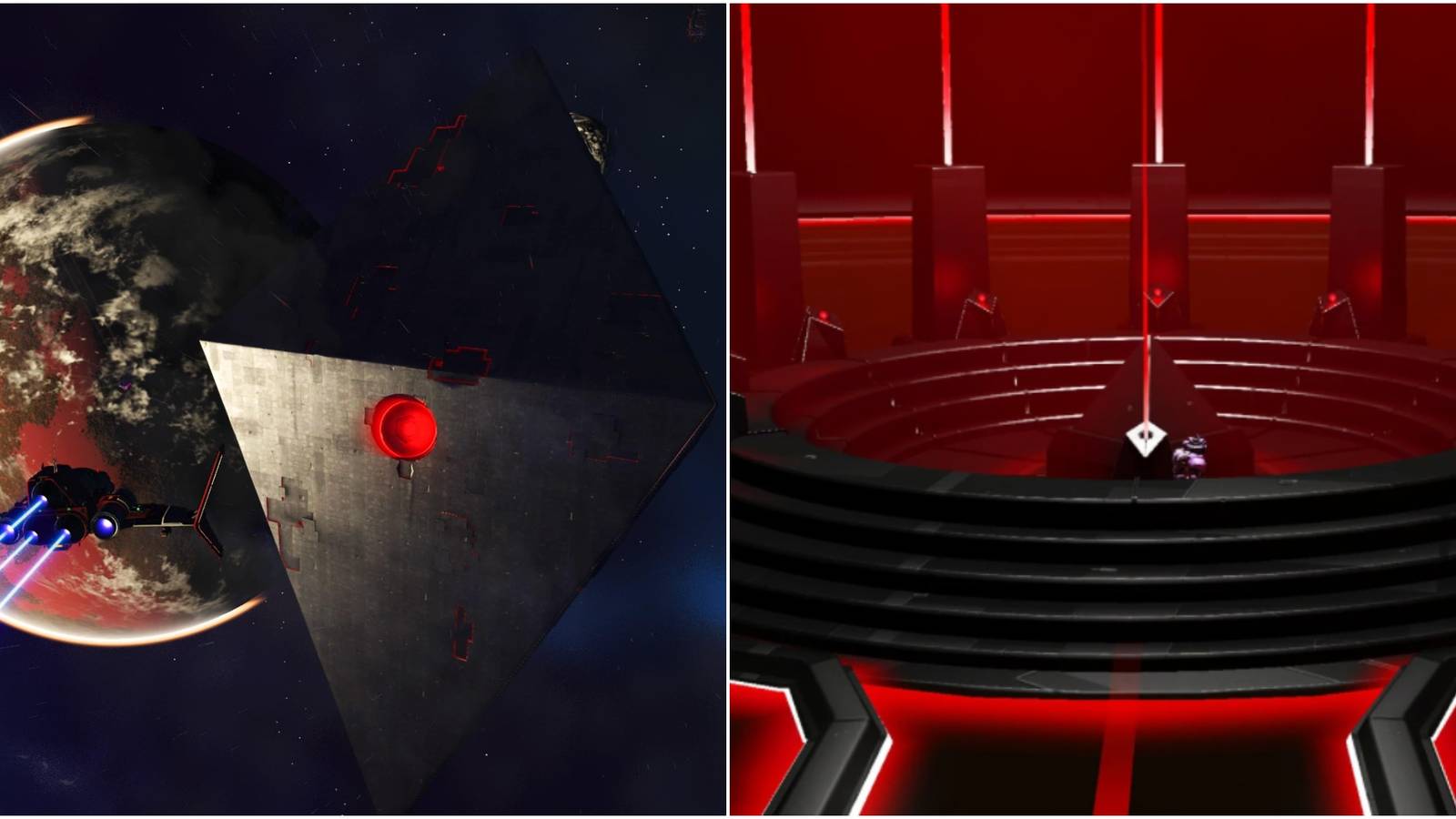 No Mans Sky Atlas Interface exterior and inner chamber, the location of every Atlas Path quest step