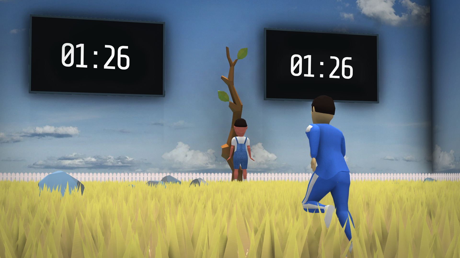 Crab Game multiplayer chaos, one of nine modes is classic hide and seek