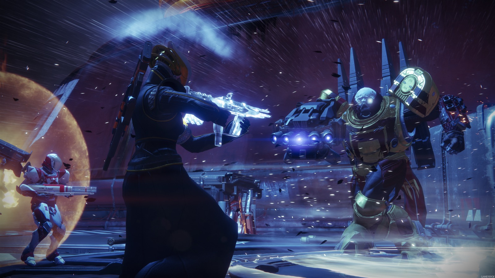 Destiny 2 Guardians in combat, the game players flooded back to as Bungie ended development