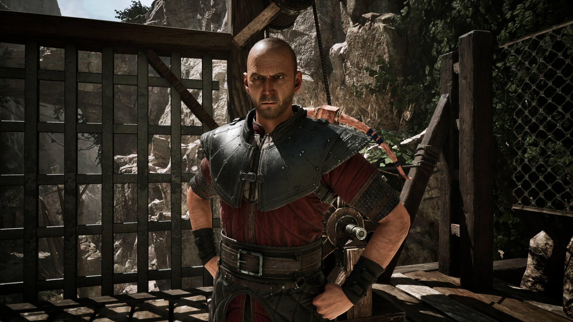 Gothic 1 Remake Old Camp NPC in the prison colony where beginners gather gear and quests