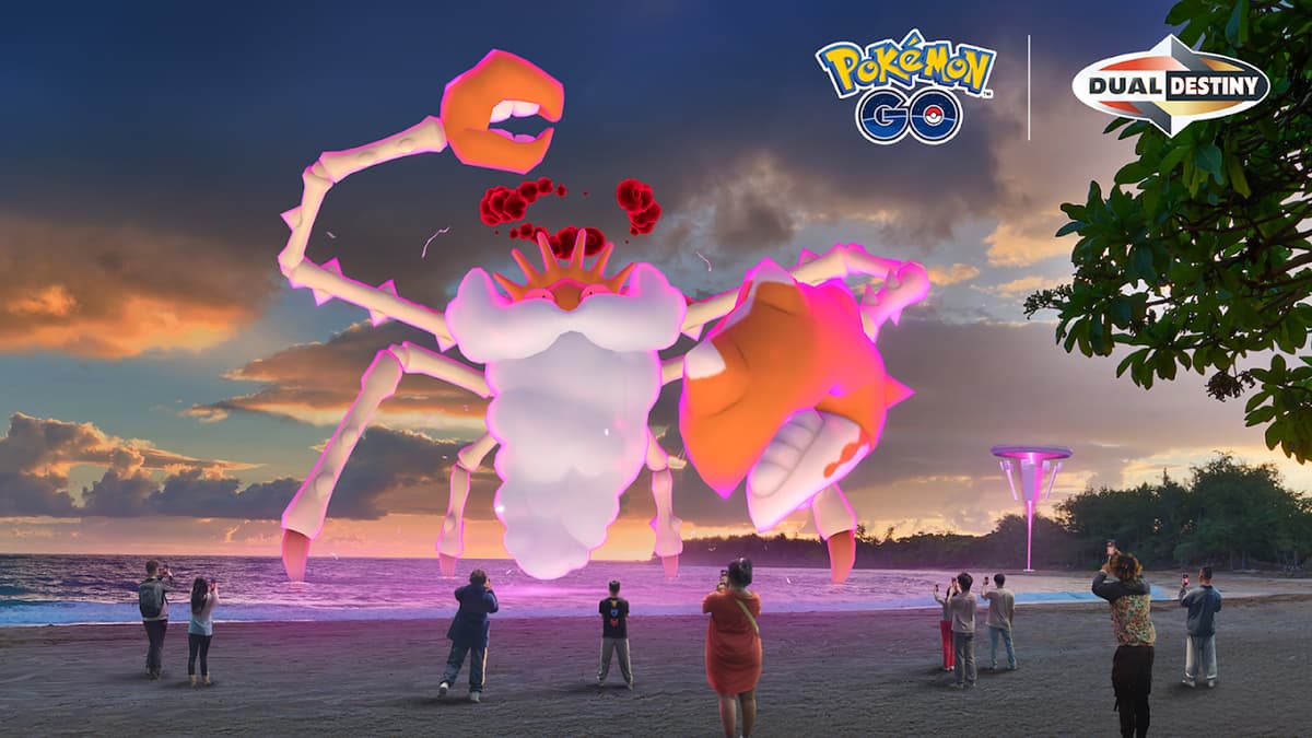 Pokemon GO Gigantamax Kingler Max Battle at a Power Spot, a major new system since 2024