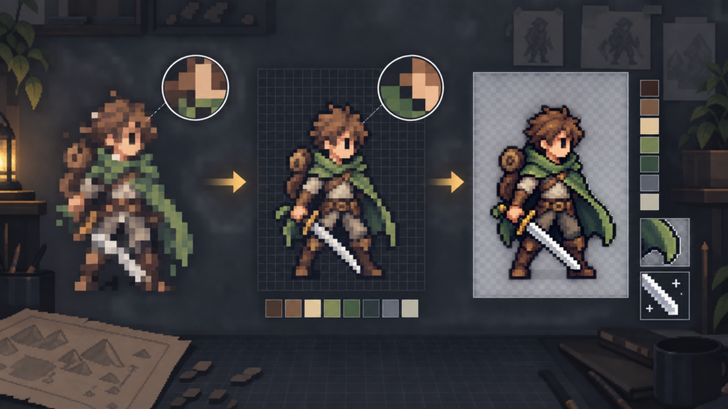 AI Pixel Art Generators Compared: Costs, Techniques, and Cleanup Tools