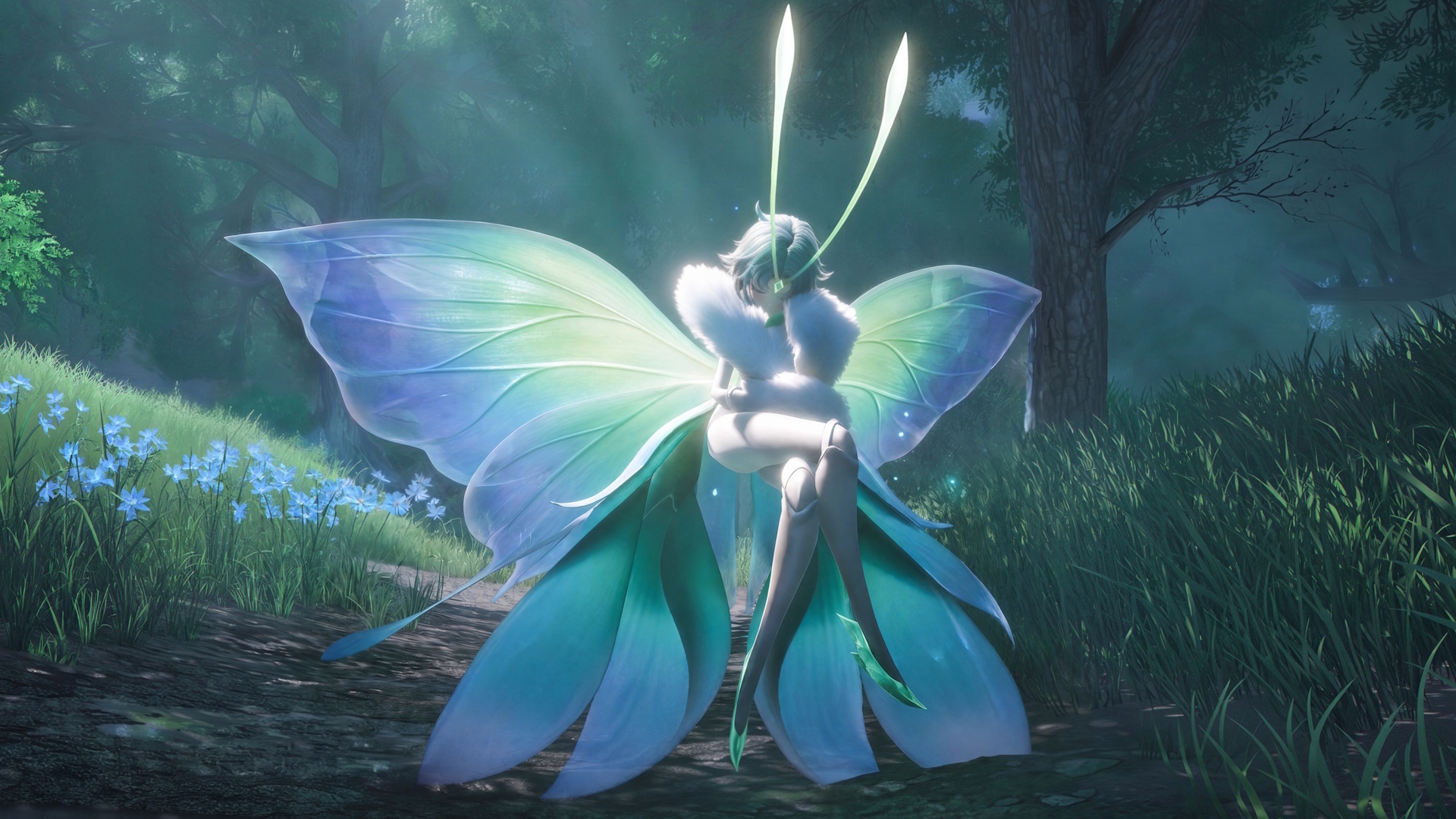 Irisalis Legendary Aniimo in a forest encounter