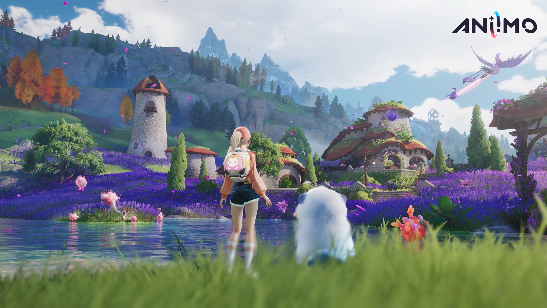 Aniimo player exploring a region used for Prismana Flow hunting