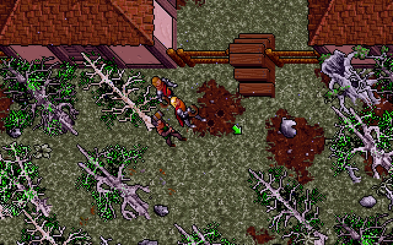 Serpent Isle gameplay showing the refined Ultima VII visual system