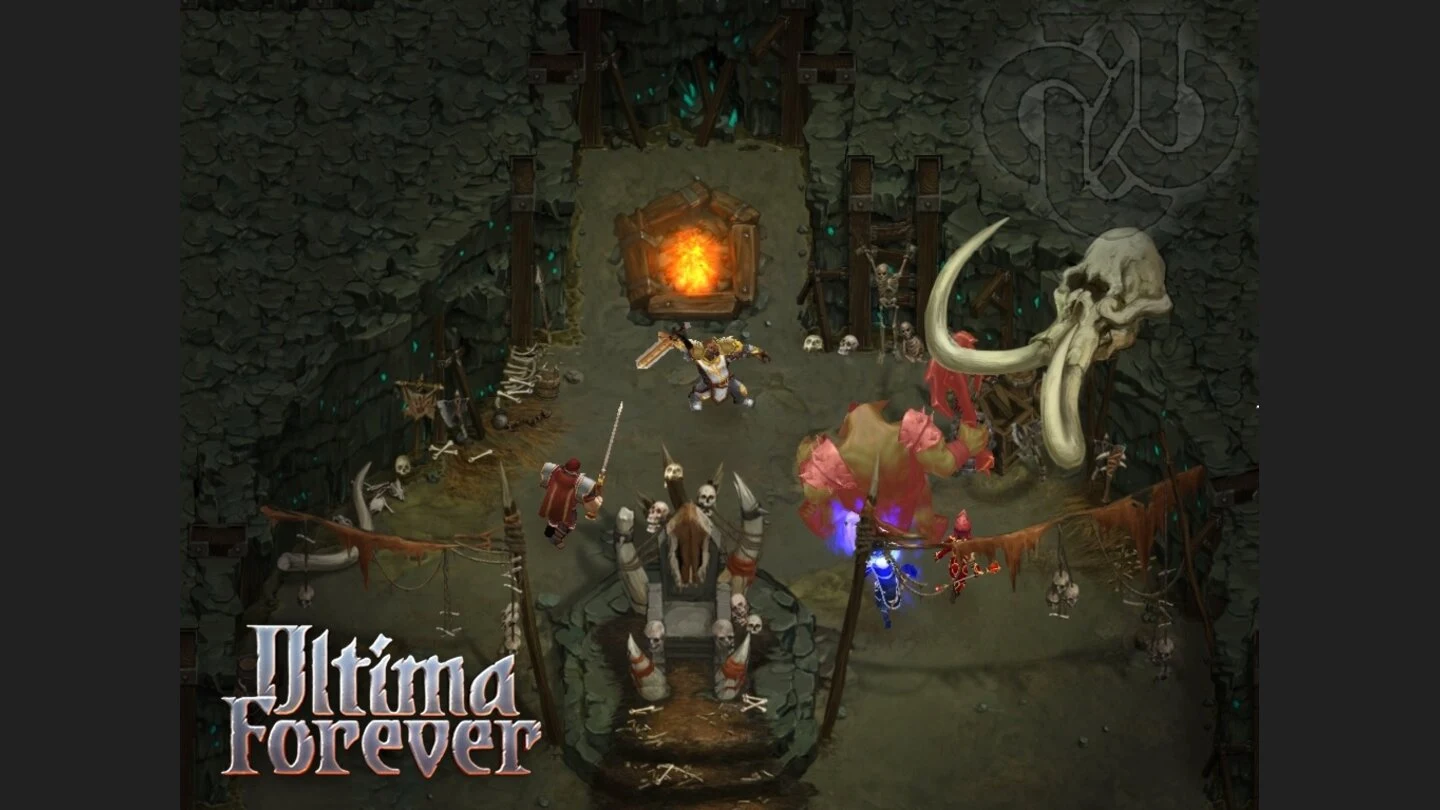 Ultima Forever Quest for the Avatar showing its colorful mobile action RPG style